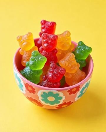 Gummies de ursinho coloridas
