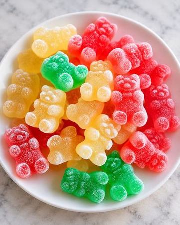 Ursinhos de gummy açucarados